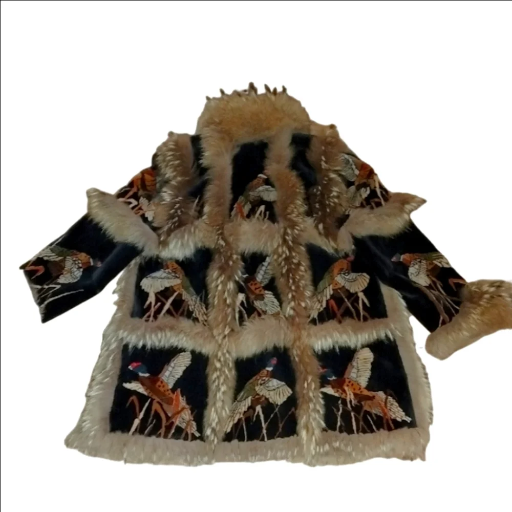 Zuki Sheared Beaver Fur Coat Vintage Neiman Marcus - Luxury High-end Winter Coat - Picture 2 of 5
